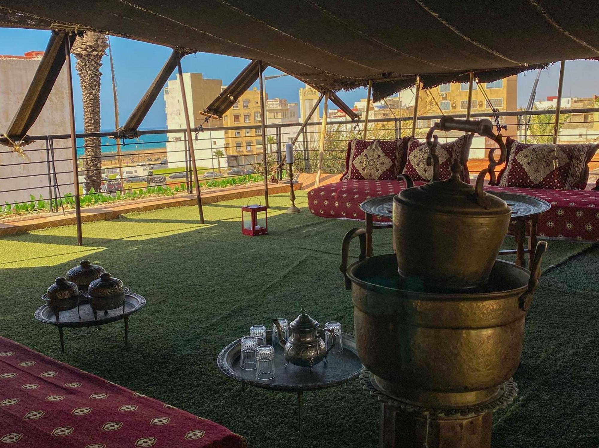 Dar Lghzal Special Offer In Rabat Winner Of Guest Experience 2025 Awards Traditional Sahrawi And Berber Privative Villa With Swimming Pool Jacuzzi Sea View And On Site Restaurant Ideal For Family And Groups In Rabat'S Center No Car Required Esterno foto